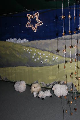 Christmas Journey 2011: sheep on the hillside